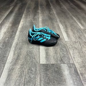Adidas Kids Black/Blue Soccer Cleats‎